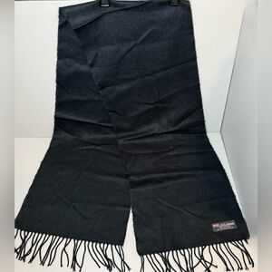 100% Cashmere black scarf